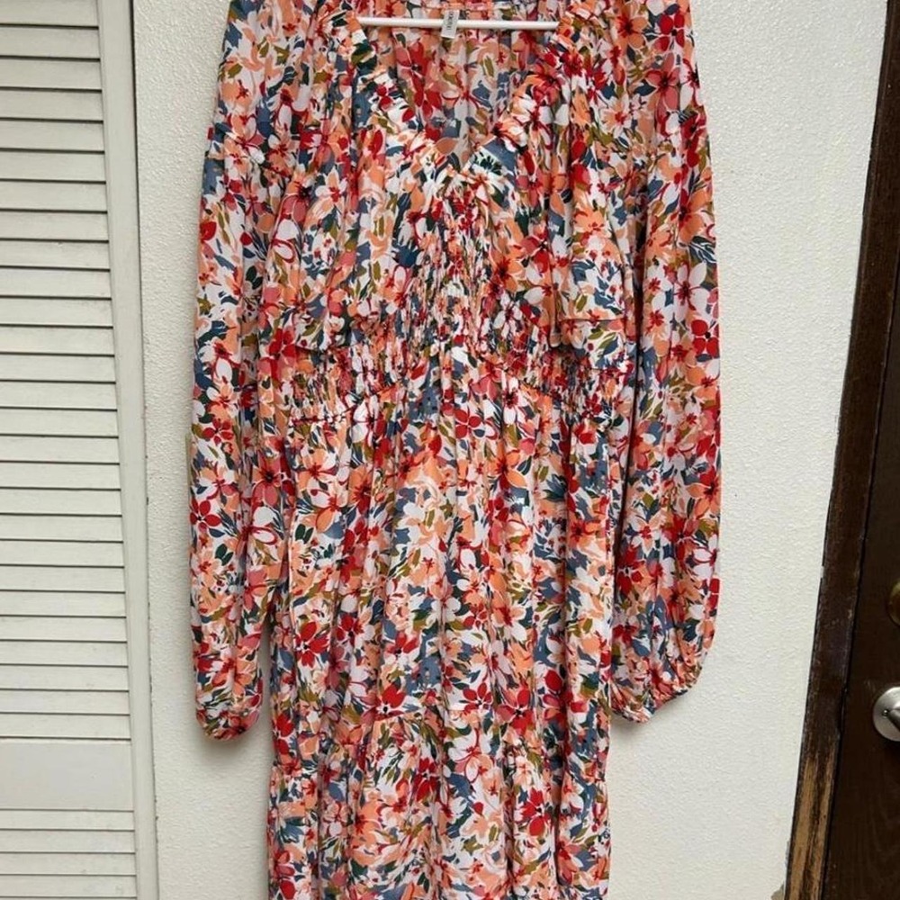 Floral‎ Romantic Midi Dress